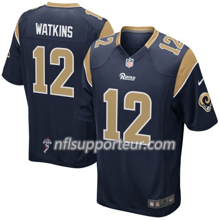 Maillot Homme Los Angeles Rams Sammy Watkins 12 Nike Navy